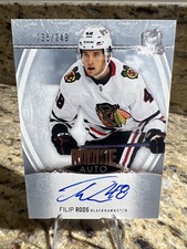 2022-23 Upper Deck the Cup Rookie Auto Filip Roos /249 AU, RC Chicago Blackhawks
