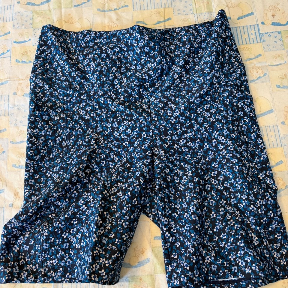 Rockwear Bike Workout Short Size 16 Blue 50cm long