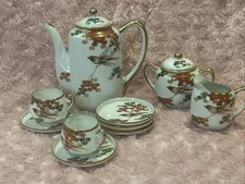 Soko China 10-Piece Vintage Hand painted Tea Set