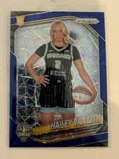2025 Panini Prizm WNBA HAILEY VAN LITH Blue Velocity Variation #139 RC