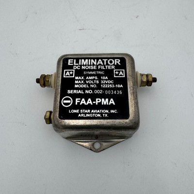 Lone Star FAA-PMA Eliminator Filter Part# 122253-10A 10 AMP @ up to 32 VDC