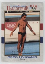 1991 Impel US Olympicards Hall of Fame Greg Louganis #50 y4f