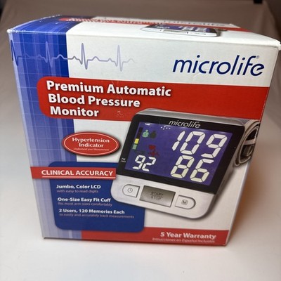 Premium Microlife Automatic Blood Pressure Monitor BP3NB1-1X NEW