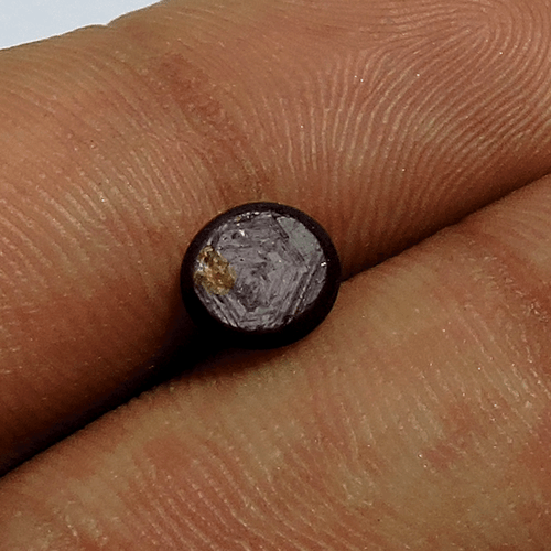 Piedra preciosa suelta cabujón ovalado rubí estrella de seis rayos natural de 2,50 quilates - Imagen 3 de 3