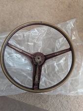 1970-73 Mustang Torino Cougar Original Dark Red Rim Blow Steering