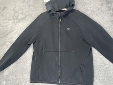 Nike Tech Fleece Full Zip Hoodie Mens Large Black Jacket NSW Athletic 928483-010
