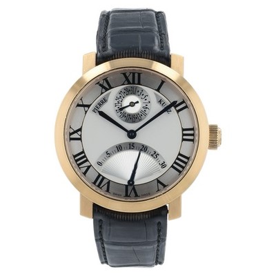 Pierre Kunze Silver Dial 18k Rose Gold 41mm Automatic Men s Watch PKA006