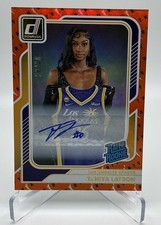 Panini Donruss 2026 WNBA Ta'Niya Latson Sparks Rated Rookie Auto /30 #100