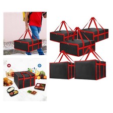 Borsa termica per pizza, porta-cibo professionale per pasti caldi e freddi per