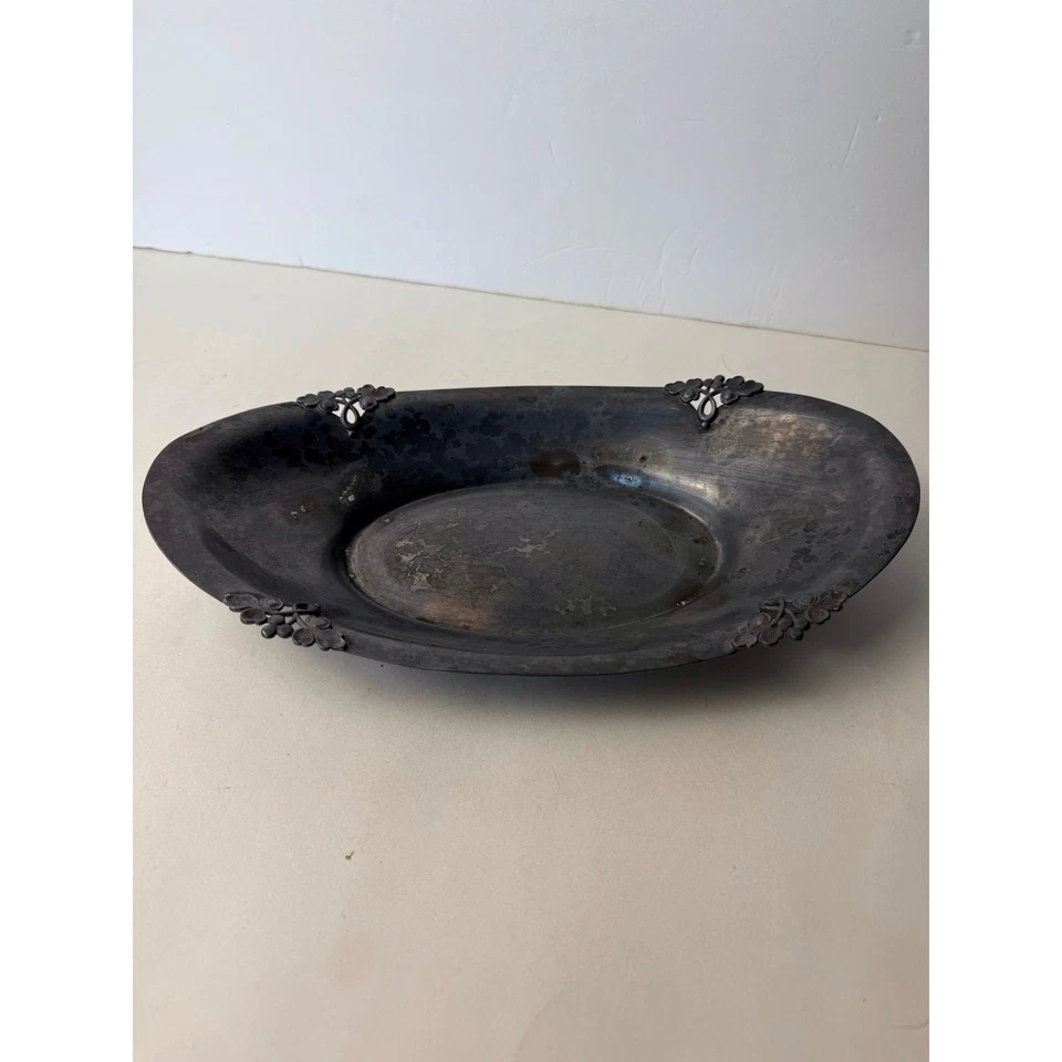 Винтажная посеребренная чаша Fisher K260 - Изображение 2 из 4