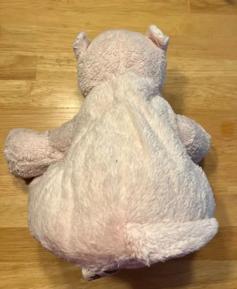 Toys R Us Pelúcia Rosa Hipopótamo Bebê 2014 Menina Macia Olhos Costurados Antigo Excelente - Imagem 3 de 4