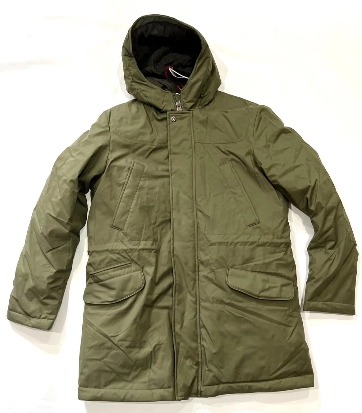 Kired by Kiton men's Olive Parka Jacket - size 42 / 52 eu - retail $1695 image 1