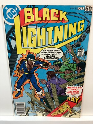 Black Lightning  # 11    NEAR MINT+   Sept. 1978   The Ray new solo story