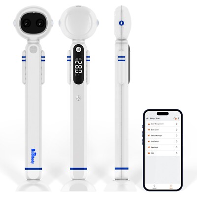 Bisonbody Smart Digital Height Ruler Ultrasonic Bluetooth Growth Tracker