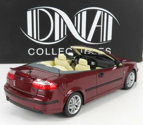 wonderful resin-modelcar 1:18 SAAB 9-3 AERO CONVERTIBLE 2005 - red - lim.ed.300 - Picture 2 of 2