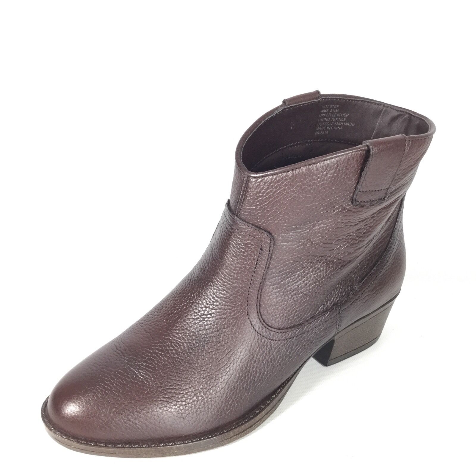 Kenneth Cole Reaction Hot Step Women's Women's Women's Size 8.5 Leather Ankle Boots. ea55bf Kenneth Cole Reaction Hot Step Women's Women's Women's Size 8.5 Leather Ankle Boots. ea55bf