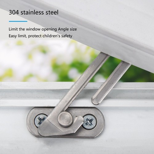 2pcs Adjustable Window Limiters Stylish Window Restrictors Secure Protect Child - Picture 5 of 8