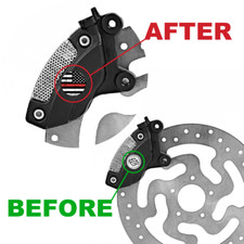 Red Line American Flag Front Brake Caliper Inserts Fit Harley Davidson Brembo