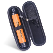 Personal Water Filter Straw w/Carry Case-0.1 m 4-Stage Water Purifier Survival