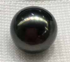 Huge 13-14mm South Sea Genuine Black Round Loose Pearl Undrilled Jewelry 1288