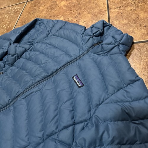 Patagonia piumino maglione giacca puffer coat blu donna taglia XS 84682 - Foto 5 di 7