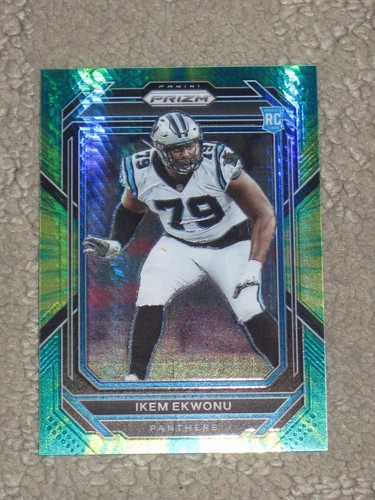 2022 Panini Prizm Green Hyper Ikem Ekwonu #366 Serial # /175