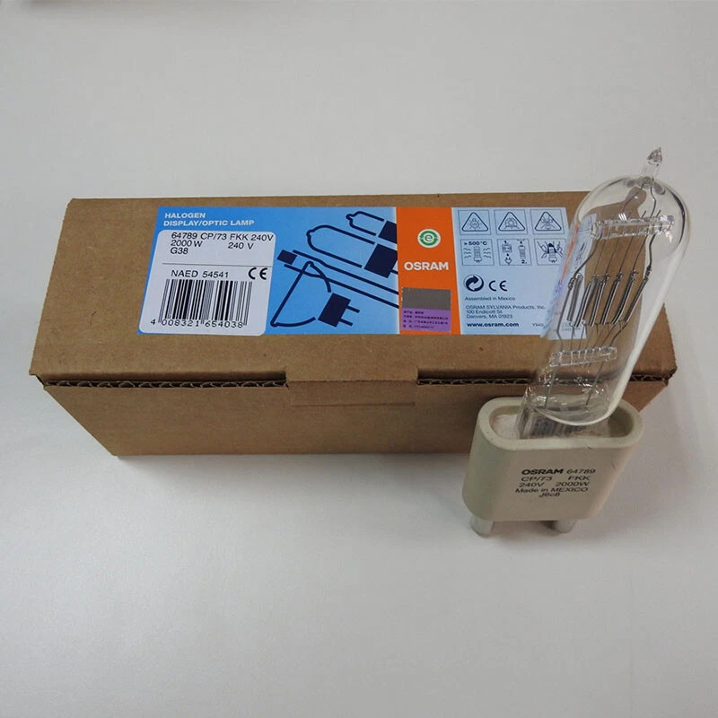 OSRAM 64789 Stage Lamp 240V2000W Spotlight CP/73 G38 Spot Lamp Photography Light - Image 2 of 4