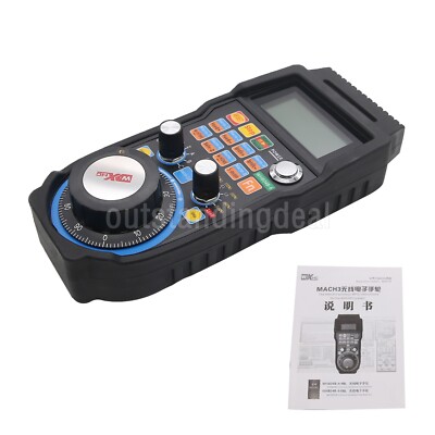 WHB04B-6 6 Axis USB Wireless Mach3 Remote MPG Pendent CNC USB Handwheel os67
