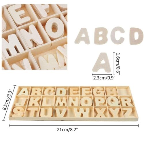 216Pcs  Capital Letters and Numbers Set with Storage Tray Learning - Photo 1 sur 8