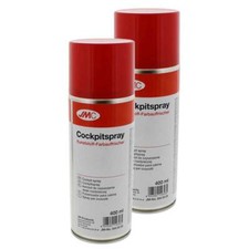2 x Cockpitspray 400ml JMC 5540005 Kunststoff-Pflege Reiniger Glanz Spray
