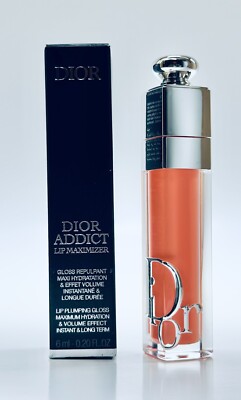 NIB Dior Addict Lip Maximizer Plumping Gloss - 004 CORAL