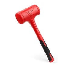 Dead Blow Hammer45oz3lb Red And Black Shockproof Design No Reboundmallet Machi