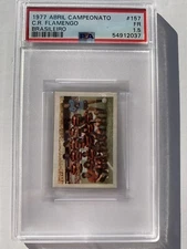 1977/78 Abril Campeonato Brazil Flamengo (Zico, Junior, Adilio, Adao) “Rare” PSA