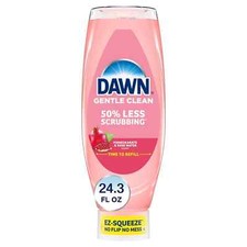 Dawn Gentle Clean EZ-Squeeze Dish Soap, Pomegranate Rose Water 24.3 fl oz