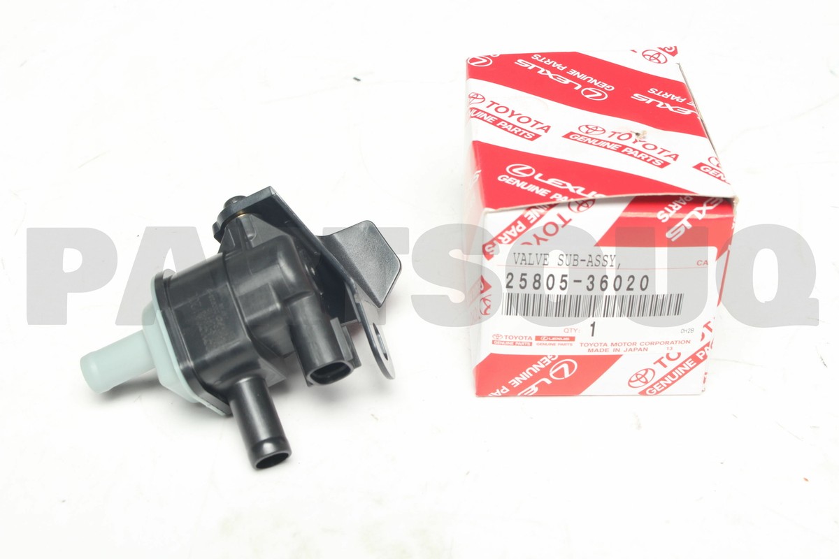 2580536020 Genuine Toyota VALVE SUB-ASSY, VACUUM SWITCHING 25805