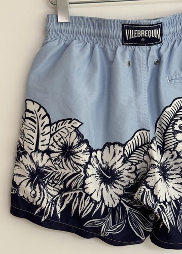 Vilebrequin Swimming Shorts Blue White Floral Small - Picture 10 of 13