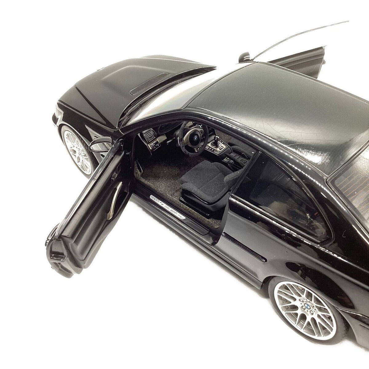 Autoart 1/18 BMW E46 M3 CSL Black | eBay