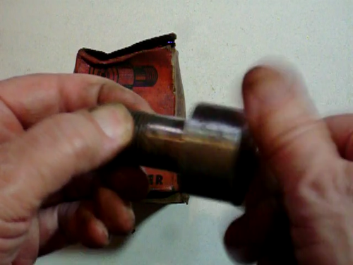 Tool CAM FOLLOWER ROLLER BEARING ORANGE 1 1/2 INCH DIA. 7/8-14 THREAD IN OLD BOX - 第 1 支影片,共 1 支