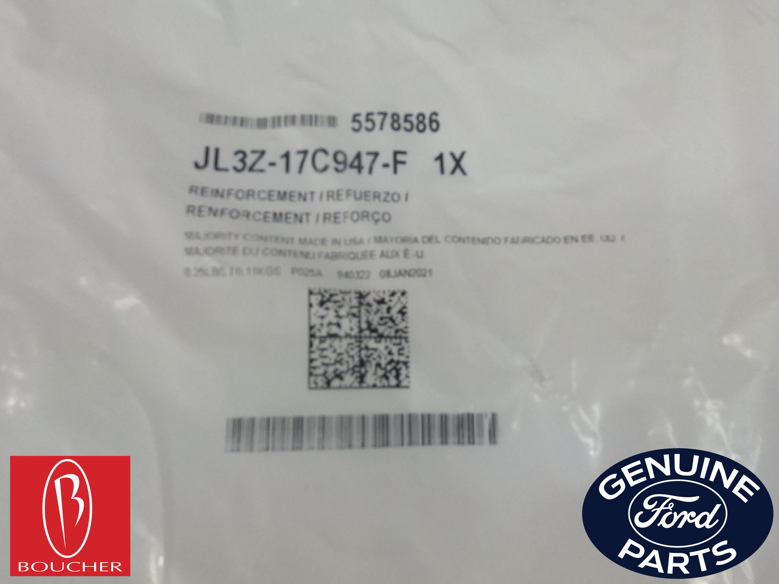 FORD OEM 2018-2020 F-150-Bumper Mounting Kit Right JL3Z17C947F | eBay