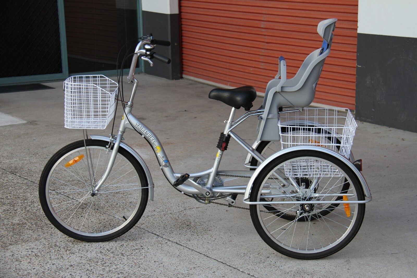 three wheel bike with kid seat