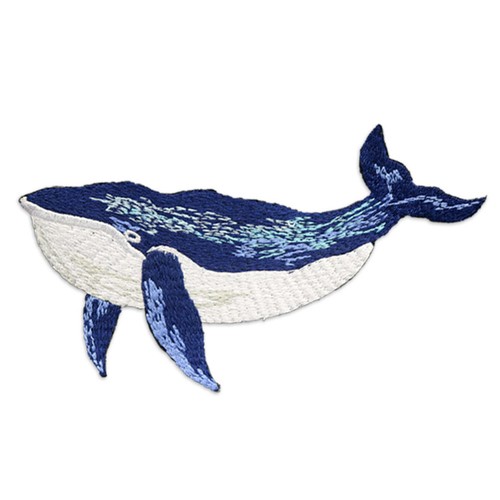 1 par de parches bordados para ballenas plancha animal a coser bolsa de ropa aplique hágalo usted mismo - Imagen 11 de 11