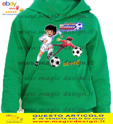Holly und Benji zwei Outclass Captain Tsubasa Sweatshirt Sweats Kapuze Baby 