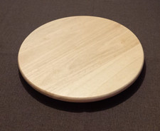 Servieplatte Drehteller Käseplatte Holz  Ø 36 cm stabile Ausführung Handarbeit