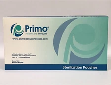 Primo Triple Chek Sterilization Pouch 5.25 x 10 (200) Bags Dental Tattoo Nail