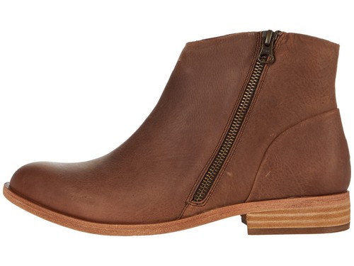KORK-EASE Riley Botines de Cuero Marrón para Mujer’s 7 – Cremallera Lateral, Puntera Almendra - Imagen 4 de 6
