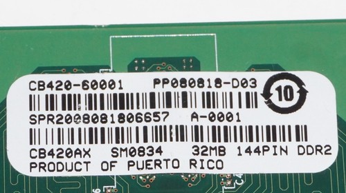 HP CB420AX/ CB420-60001||LASERJET P2015/P2055/P3005 32MB DDR2 144PIN RAM MEMORY - Afbeelding 2 van 2