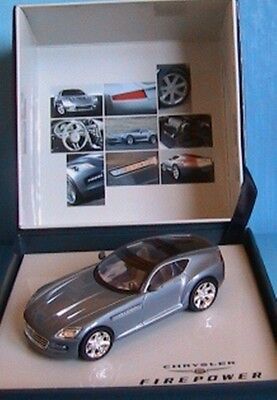 CHRYSLER FIREPOWER CONCEPT CAR DETROIT AUTO SHOW 2005 1:43 GESCHENKSET NOREV