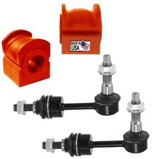 4PC Front Sway Bar Links + Front Bushings 2004-2005 F-150 2WD K80278 K200331