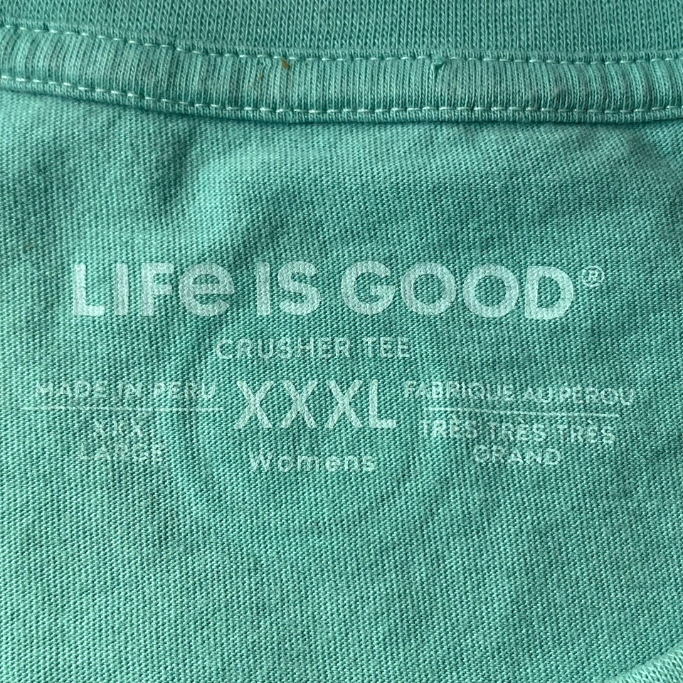Life Is Good Pay Attention To Me Ignoring You TShirt 3XL Pastel Teal