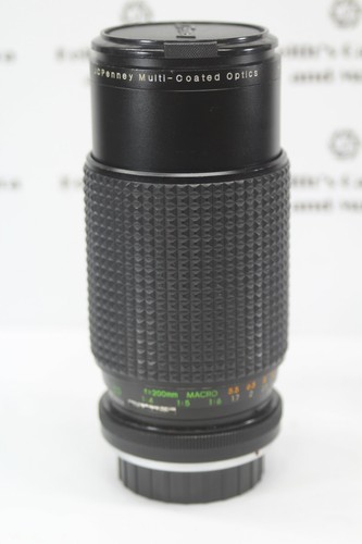 1yr warranty JC Penney 80-200mm f4.5 Macro Focus Zoom Lens Minolta MD mount 55D - Picture 9 of 12